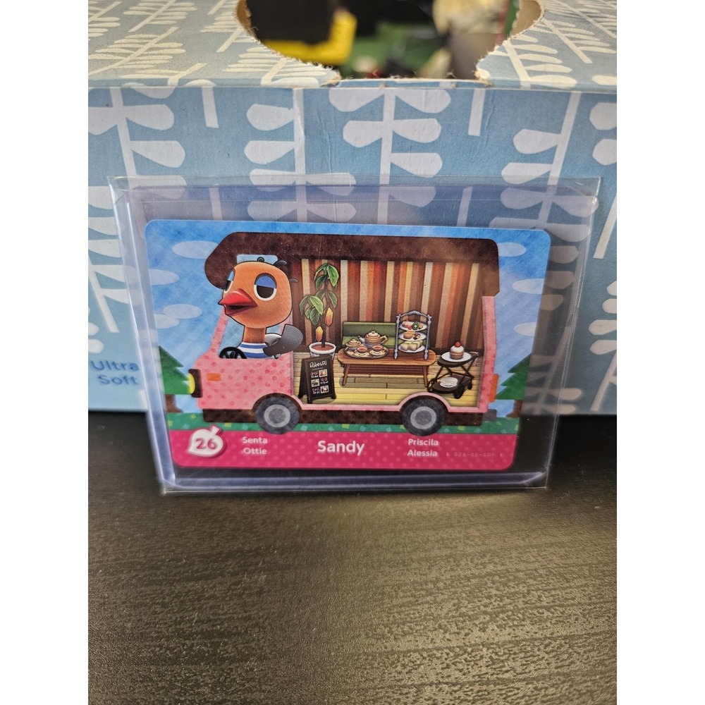 Nintendo Amiibo Animal Crossing New Leaf Welcome Amiibo Sandy Card NVL-101 USA